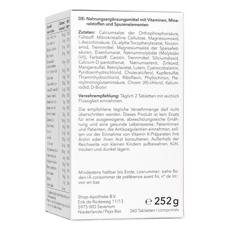 Shopapotheke Redcare Multivitamin A-Z