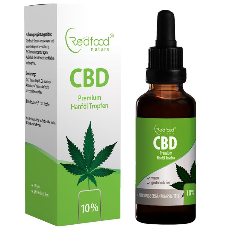 shopapotheke Redfood® CBD ÖL Vollspektrum 10% - 30ml