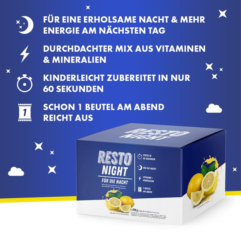 Shopapotheke Resto Night - Dein Gute Nacht Drink