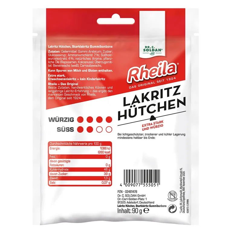 Shopapotheke Rheila® Lakritz Hütchen Zuckerhaltig