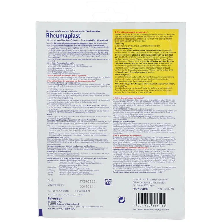 Shopapotheke Rheumaplast®