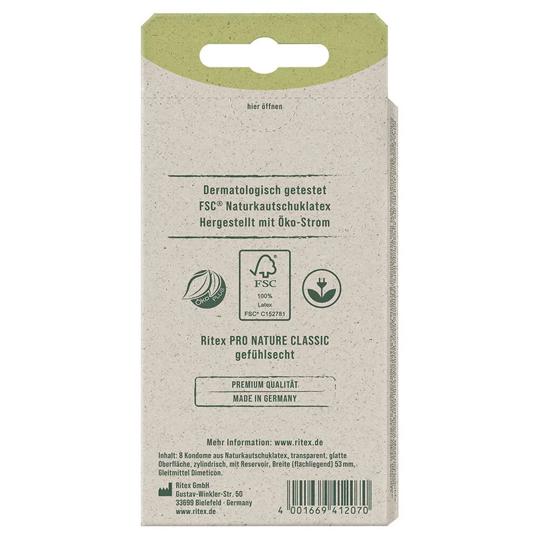 Shopapotheke Ritex Pro Nature Classic Gefühlsecht