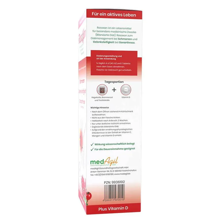 Shopapotheke RosaXan® Saft / Tabletten