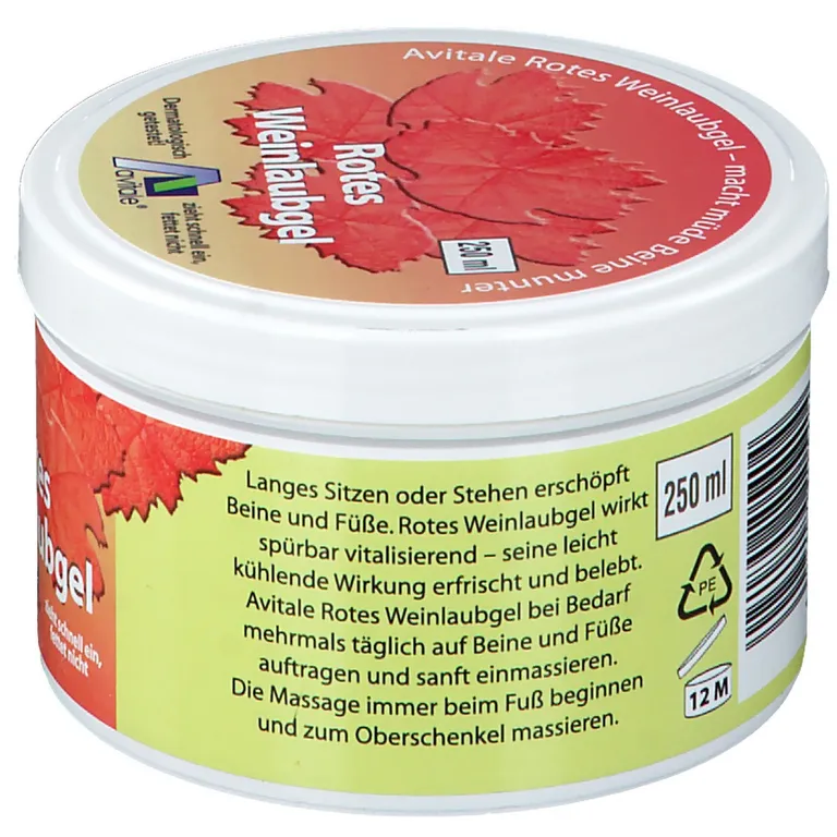Shopapotheke Rotes Weinlaubgel