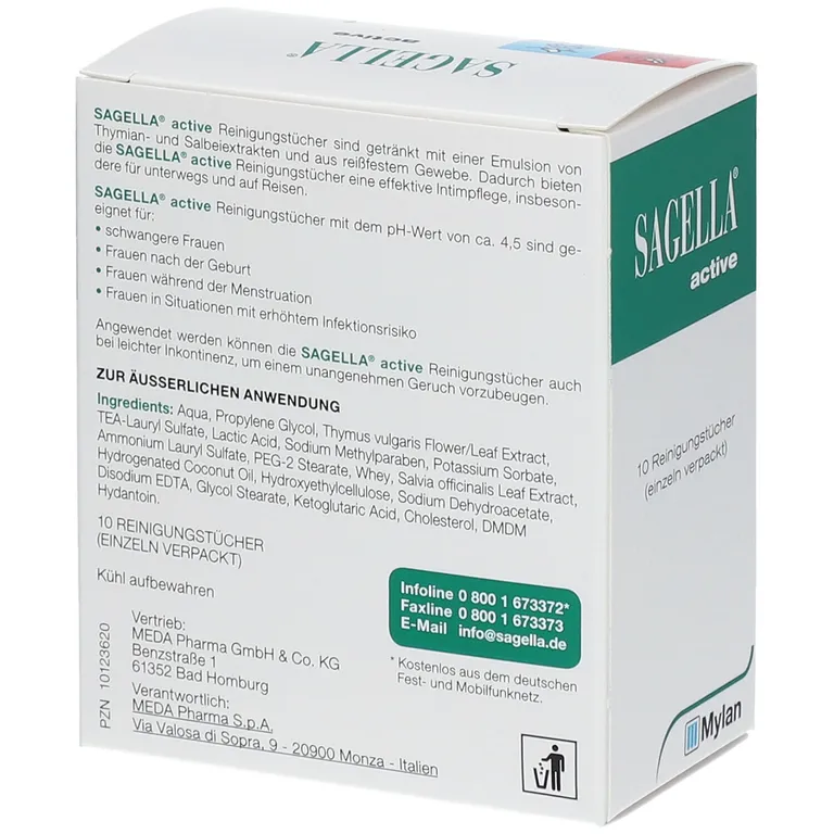 Shopapotheke SAGELLA Active Intim-Reinigungstücher