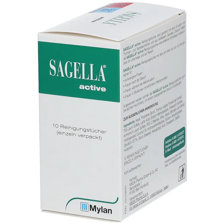 Shopapotheke SAGELLA Active Intim-Reinigungstücher