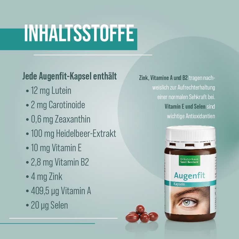Shopapotheke Sanct Bernhard Augenfit-Kapseln