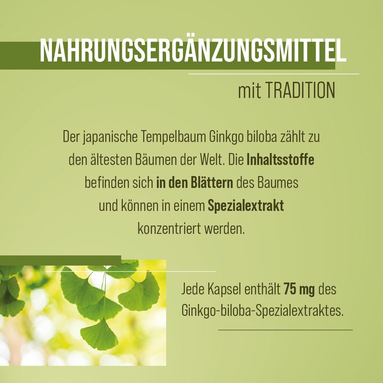 Shopapotheke Sanct Bernhard Ginkgo-Kapseln