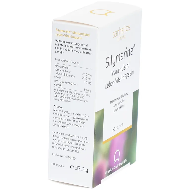 Shopapotheke Sanhelios® Silymarine® Leberschutz