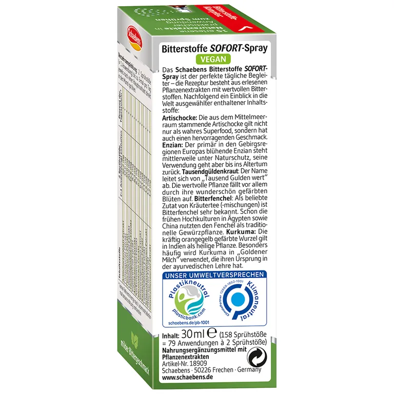 Shopapotheke Schaebens Bitterstoffe SOFORT-SPRAY