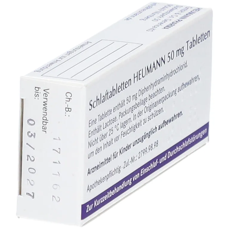 Shopapotheke SCHLAFTABLETTEN HEUMANN 50 Mg