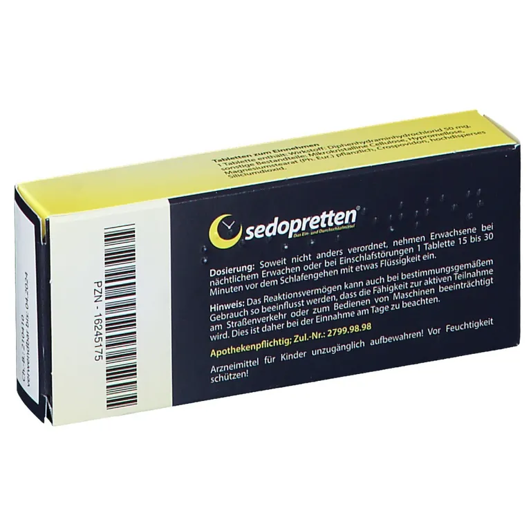 Shopapotheke Sedopretten® 50 Mg