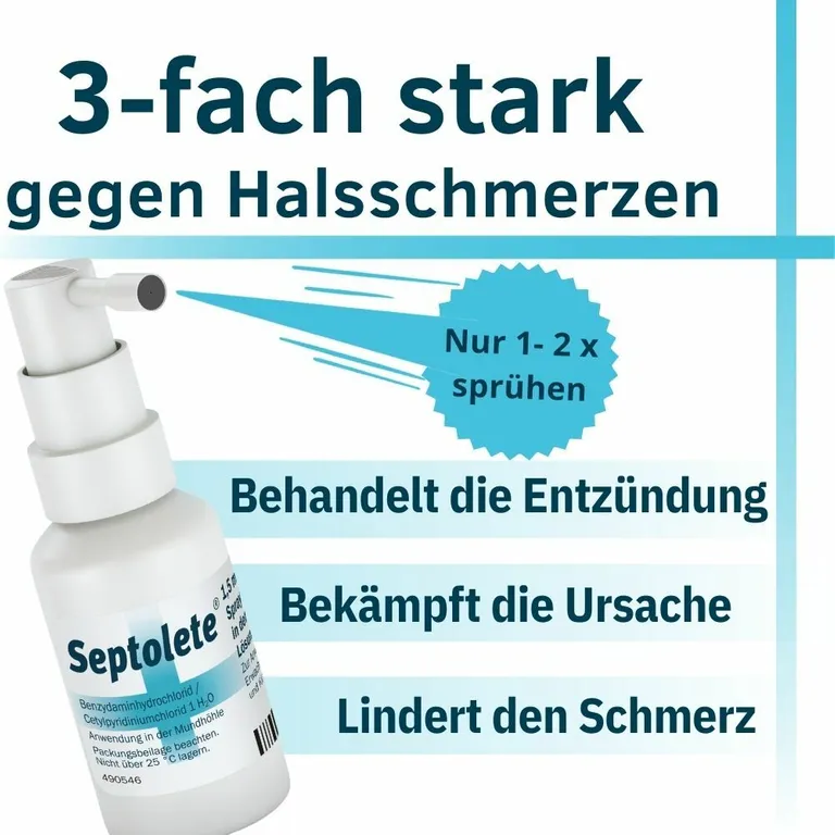 Shopapotheke Septolete® 1 5 Mg/ml+5 Mg/ml Spray