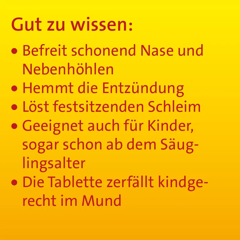 Shopapotheke SINUSITIS HEVERT Tabletten