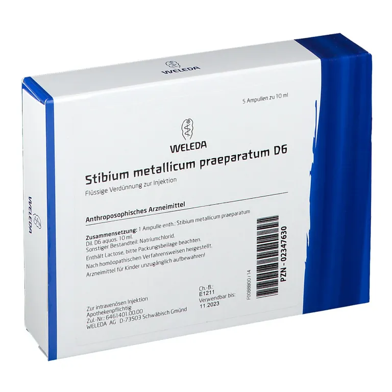 Shopapotheke Stibium Met. Praeparatum D6