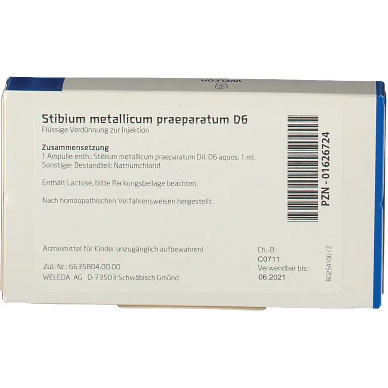 Shopapotheke Stibium Metallicum Praeparatum D6