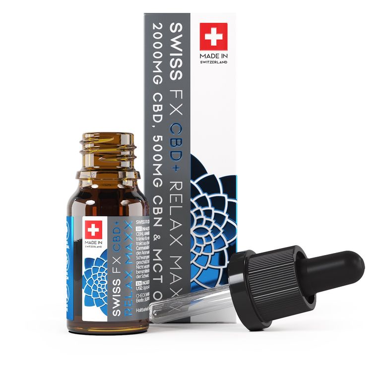 Shopapotheke SWISS FX CBD ÖL: RELAX MAXX