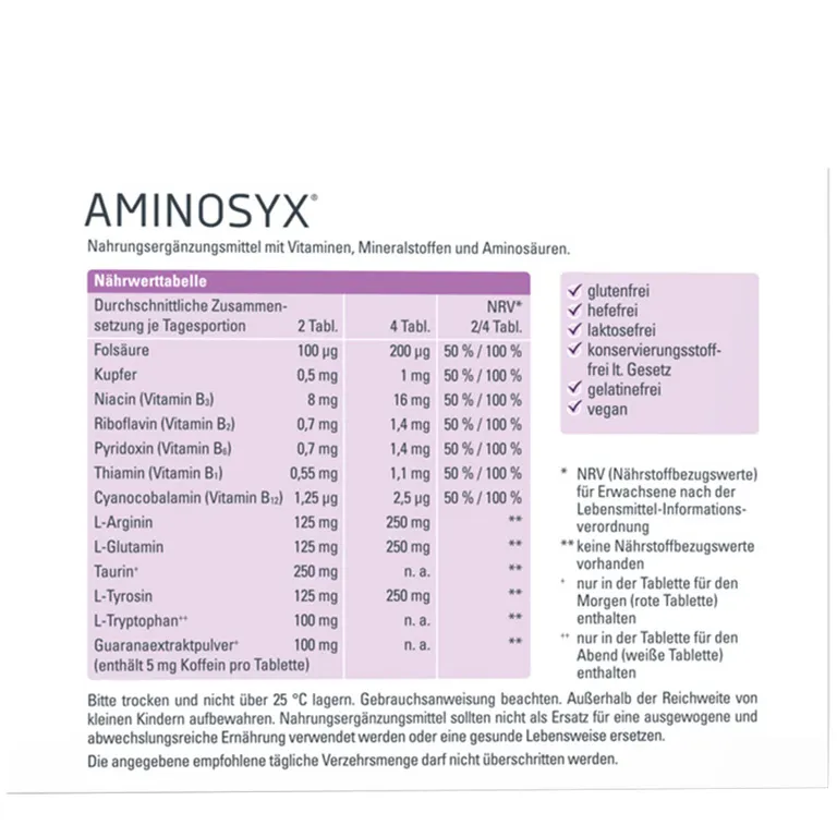 Shopapotheke SYXYL AMINOSYX® Tag-Nacht-Balance