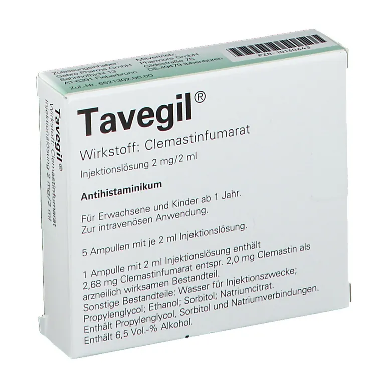 Shopapotheke Tavegil® Injektionslösung