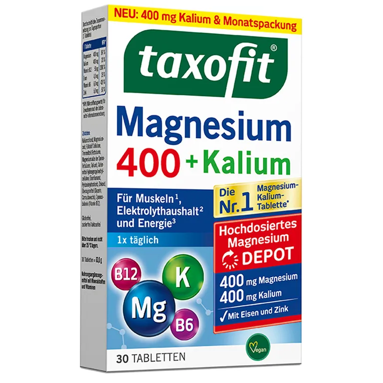 Shopapotheke Taxofit® Magnesium 400+ Kalium