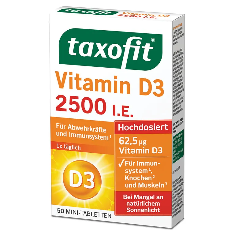 shopapotheke taxofit® Vitamin D3 2500 I.E