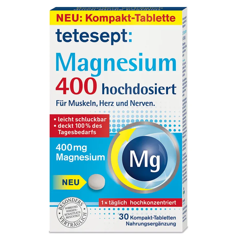 shopapotheke tetesept® Magnesium 400 hochdosiert