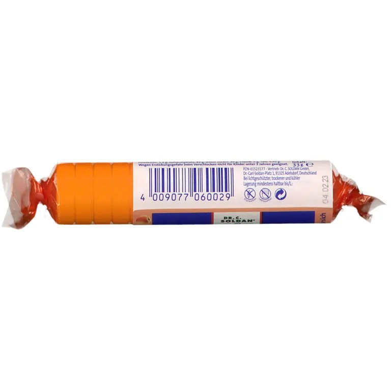 Shopapotheke Tex-Schmelz® Traubenzucker Pfirsich