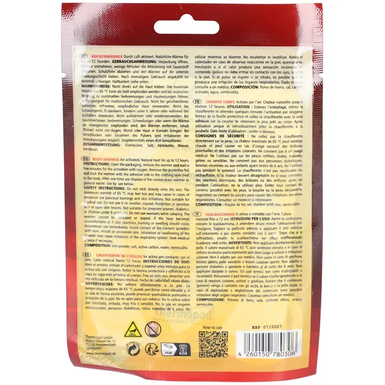Shopapotheke Thermopad® Rückenwärmer