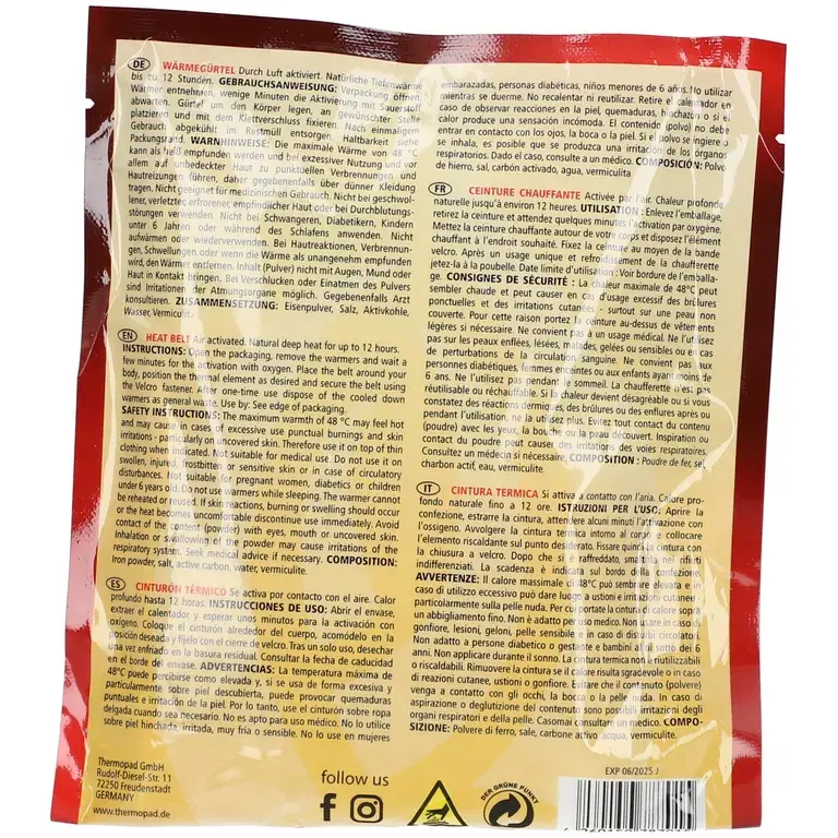 Shopapotheke Thermopad® Vital Wärmegürtel