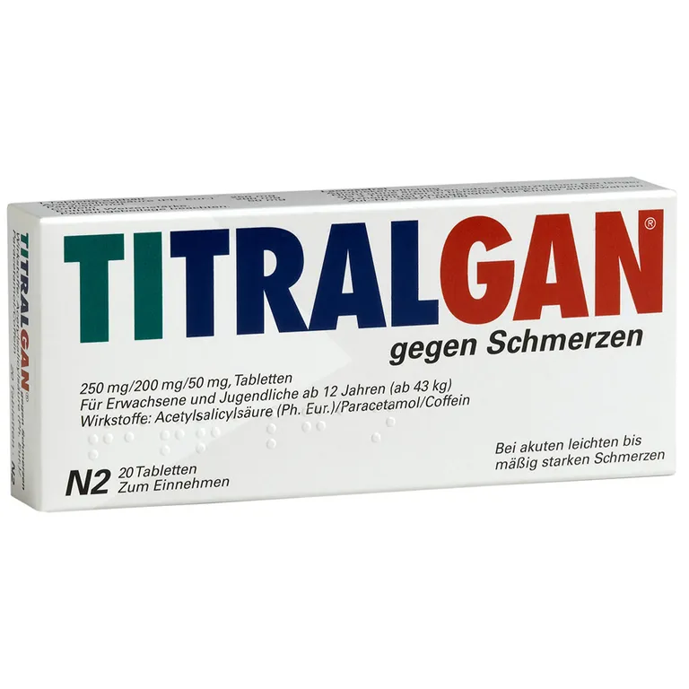 shopapotheke TITRALGAN® gegen Schmerzen