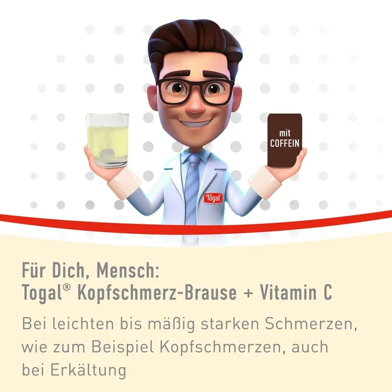 Shopapotheke Togal® Kopfschmerz-Brause + Vitamin C