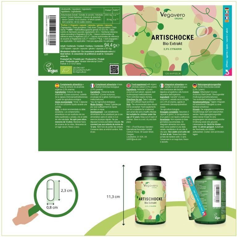 Shopapotheke VEGAVERO Artischocke BIO