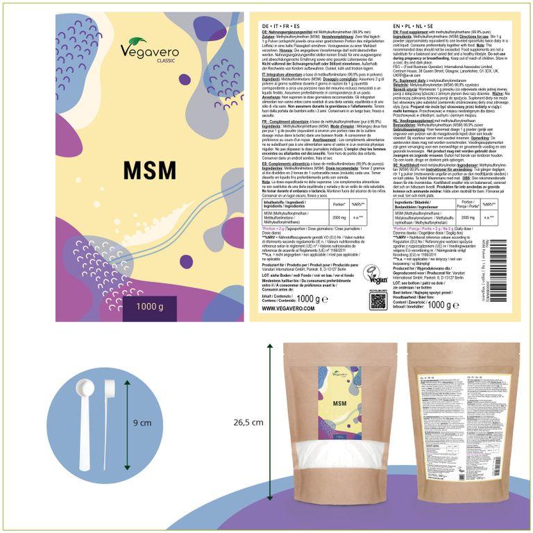 Shopapotheke VEGAVERO MSM Pulver