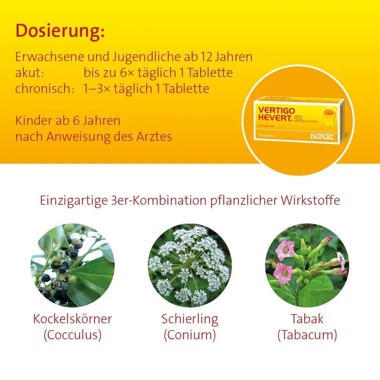 Shopapotheke VERTIGO HEVERT® SL Tabletten