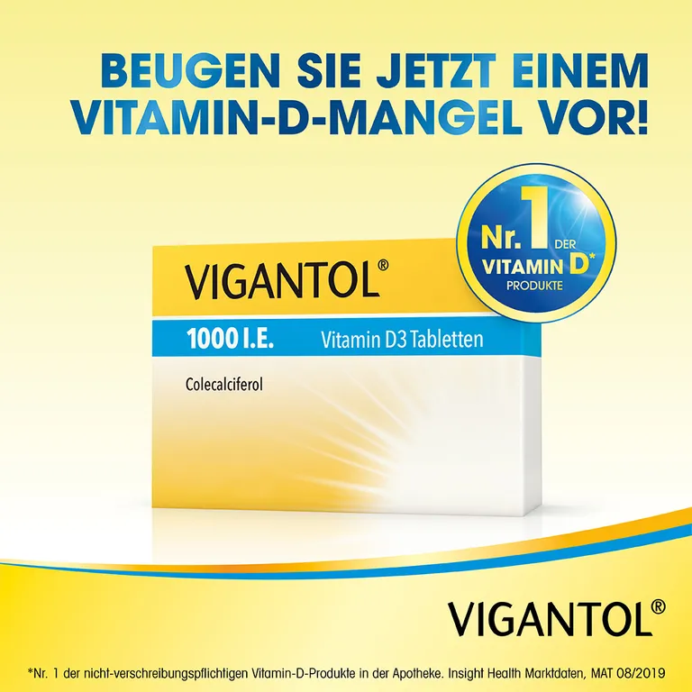 Shopapotheke VIGANTOL® 1.000 I.E. Vitamin D3