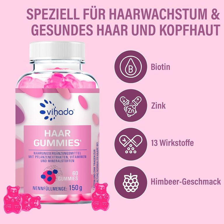 Shopapotheke Vihado Haar Vitamine Gummies