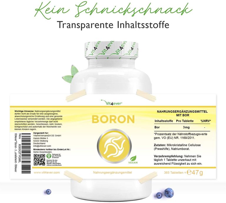 Shopapotheke Vit4ever Boron 365