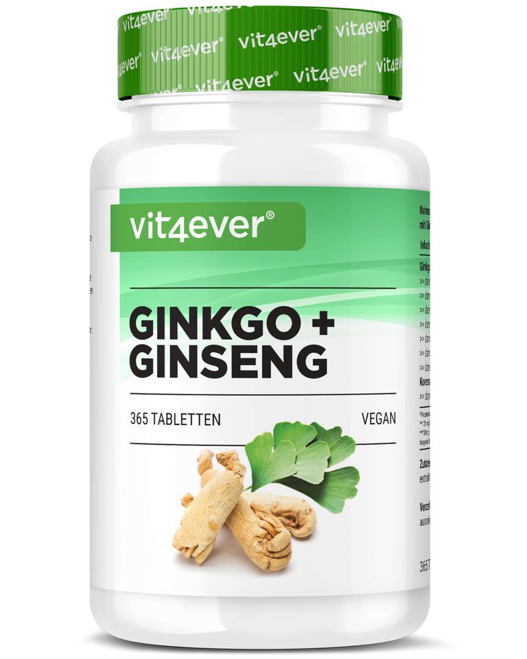 shopapotheke Vit4ever Ginkgo Ginseng Mix 8000