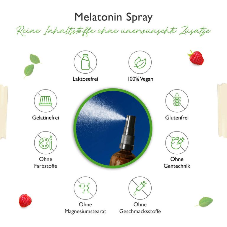 Shopapotheke Vit4ever Melatonin Spray Himbeere