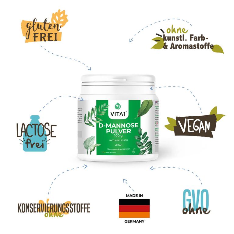 Shopapotheke VITA1 D-Mannose Pulver