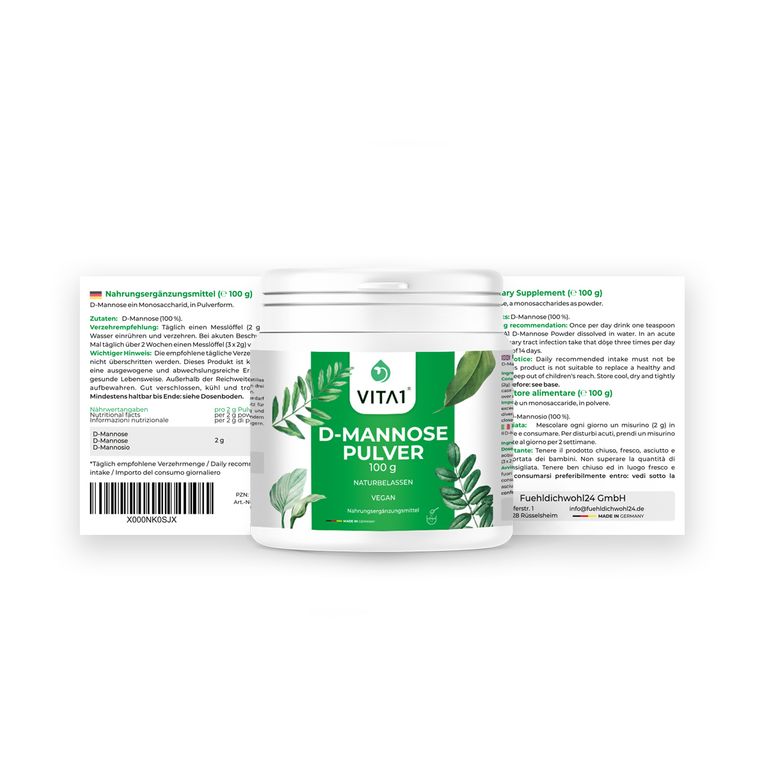 Shopapotheke VITA1 D-Mannose Pulver