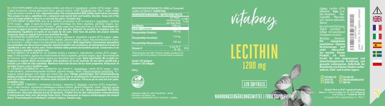 Shopapotheke Vitabay Lecithin 1200 Mg