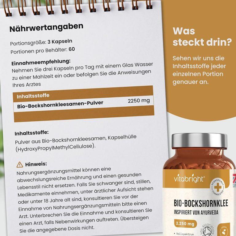 Shopapotheke VitaBright Bockshornklee Kapseln
