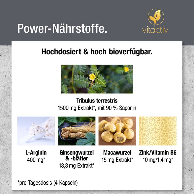 Shopapotheke Vitactiv - TRIBULUS TERRESTRIS