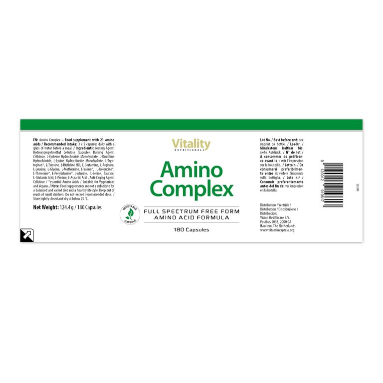 Shopapotheke Vitality Nutritionals Amino Complex