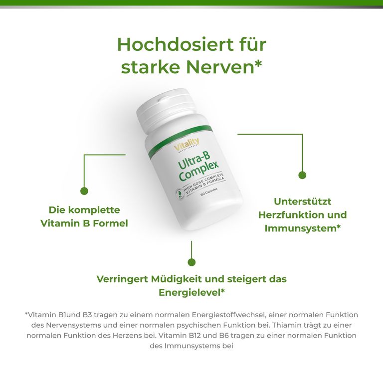 Shopapotheke Vitality Nutritionals Ultra-B-Komplex