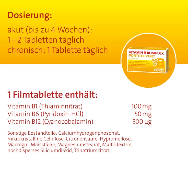 Shopapotheke Vitamin B Komplex Forte Hevert