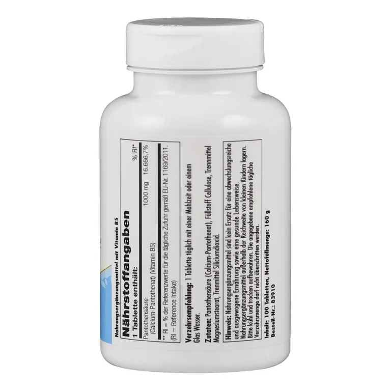 Shopapotheke Vitamin B5 1000 Mg Pantothensäure