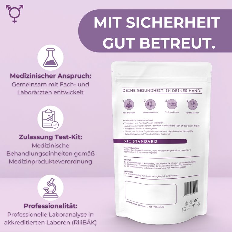 Shopapotheke Vivatura® STI Standard TEST-KIT