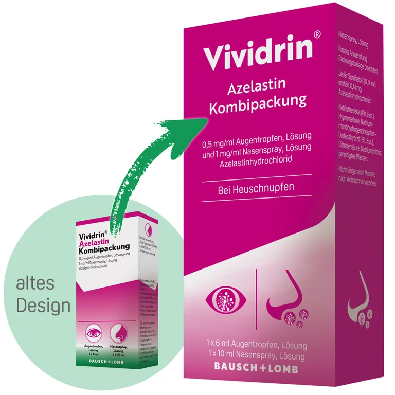 Shopapotheke Vividrin® Azelastin Kombipackung